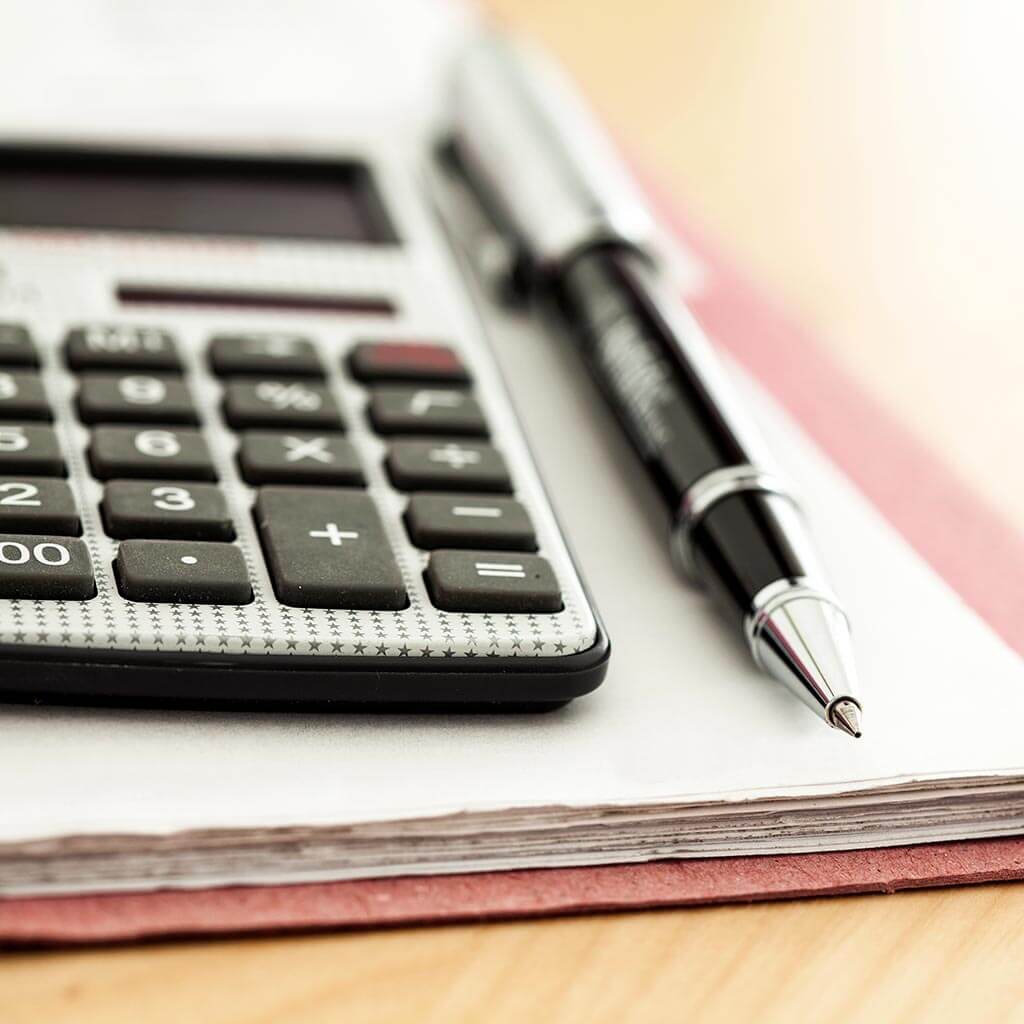 Financial accounting office desk Financial accounting office desk